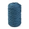 Cotton String Threads, for DIY Crafts, Gift Wrapping and Jewelry Making, Steel Blue, 3mm, about 150m/roll