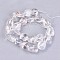 Natural Quartz Crystal Beads Strands, Rock Crystal, Tumbled Stone, Nuggets, 15~24x15~17x9.5~15mm, Hole: 1mm, 22pcs/strand, 15.94 inch(40.5cm)