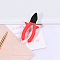 10Pcs Resin Repair Tool Model, Micro Landscape Dollhouse Accessories, Pretending Prop Decorations, Pliers, Red, 27x13mm