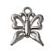Non-Tarnish 304 Stainless Steel Pendants, Butterfly Charms, Stainless Steel Color, 24x19x3mm, Hole: 2.5mm