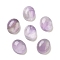 Natural Amethyst Cabochons, Oval, 12x10x4.5mm