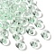 Baking Painted Transparent Glass Beads, Rondelle, Honeydew, 8x5mm, Hole: 1.5mm, 2083pcs/1000g