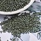 MIYUKI Delica Beads, Cylinder, Japanese Seed Beads, 11/0, (DB1566) Opaque Avocado Luster, 1.3x1.6mm, Hole: 0.8mm, about 2000pcs/10g