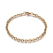 304 Stainless Steel Cable Chain Bracelets, with Lobster Claw Clasp, Golden, 7-7/8 inch(20cm)