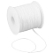 1 Roll Nylon Thread, Chinese Knot Cord, DIY Material for Jewelry Making, White, 1mm, 100 yards/roll