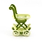 Mini Chair Trolley/Chairs, Micro Landscape Home Dollhouse Accessories, Green, 90x60x134mm
