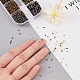 Зажимные бусины из латуни KK-PH0035-71-3