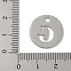 Подвески из нержавеющей стали 304 STAS-F233-M-P01-A-G-3