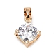 Латунные микро проложить кубического циркония подвески X-KK-E795-29KCG-04-1