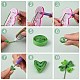 6 цвета рюш бумаги полоски DIY-J001-5mm-39cm-A04-3