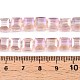 Стеклянные бусины с гальваническим покрытием  EGLA-D018-8x8mm-32-4