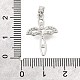 Латунные микро проложить кубического циркония подвески KK-V007-43P-3