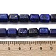 Окрашенные природные лазурит бисер пряди G-R015-A05-5