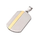 Ионное покрытие (ip) подвески из нержавеющей стали 304 STAS-Z095-03PG-2