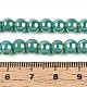 Гальванические непрозрачные стеклянные бусины GLAA-T032-P6mm-AB12A-4