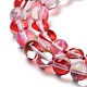 Прозрачные стеклянные бусины GLAA-B022-6mm-04-3