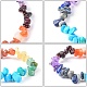 Чакра Gemstone браслеты простирания X-BJEW-JB02288-02-4