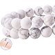Матовые натуральные бусинки из голлива G-PH0028-8mm-01-4
