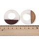 Подвески из смолы и дерева WOOD-F015-14C-3