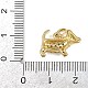 Латунные микропаве прозрачные подвески с фианитом KK-Z123-08G-3