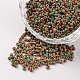 12/0 непрозрачные цвета просачиваться стеклянные бусины SEED-M008-C21-1