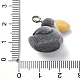 Кулоны из флокированной смолы FIND-S001-14I-3