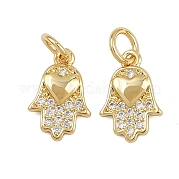 Латунные микро проложить кубического циркония подвески KK-A269-16G