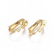 Фурнитура для сережек-клипс из нержавеющей стали 304 STAS-L234-136G