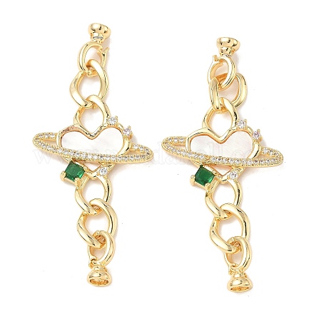 Застежки-защелки из натуральной латуни KK-U059-30G-1
