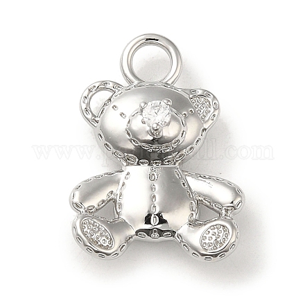 Латунные микро проложить кубического циркония подвески KK-H455-39P-1