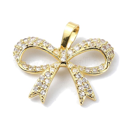 Подвески из кубического циркония с покрытием из латуни KK-M282-27G-1