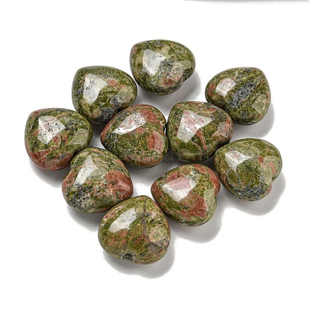 Бусины из природных Unakite G-P531-A38-01-1