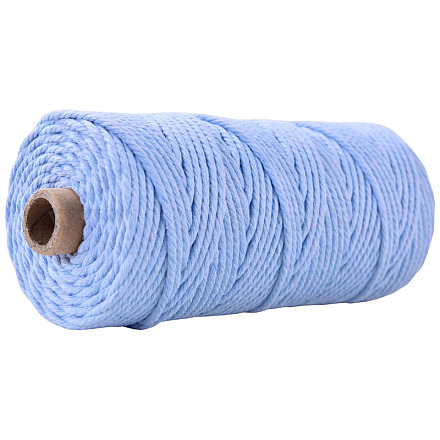 Хлопчатобумажные нитки для вязания поделок KNIT-PW0001-01-10-1