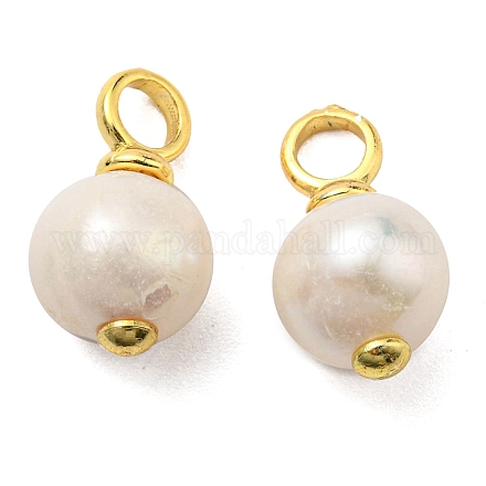 Подвески из натурального жемчуга KK-D026-24G-1