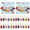 NBEADS 24 Pcs Butterfly Stitch Markers, Enamel Alloy Crochet Stitch Marker Charms Removable Locking Stitch Marker for Knitting Weaving Sewing Accessories Quilting Handmade Jewelry