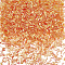 OLYCRAFT 90g Goldenrod Bingsu Beads 5.5mm Long Straw Tube Beads Iridescent Crispy Bingsu Beads Lightweight Bingsu Beads Glitter Bingsu Beads for Crunchy Slime Vase Filling DIY Craft Supplies