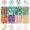 Natural & Synthetic Mixed Gemston Chip Beads, No Hole/Undrilled, 2~8x2~4mm, 8 materials, 27g/material, 216g/box