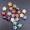 Natural Mixed Gemstone Beads, Star, 10x5mm, 21pcs/set