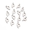 Non-Tarnish 304 Stainless Steel Pendants, Matte Style, Greek Alphabet, Stainless Steel Color, Letter.R, Letter.R: 11.5x6.5x1.5mm, Hole: 1.5mm