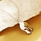 Stylish Stainless Steel Irregular Pendant Necklace for Women's Daily Wear