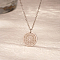 Fashionable Stainless Steel Viking Pirate Symbol Pendant Necklaces for Daily Wear, Stainless Steel Color, 17.72 inch(45cm)