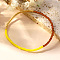 Colorful Glass Seed Round Beaded Stretch Bracelets for Women, Mixed Color, Inner Diameter: 6-7/8 inch(17.5cm)