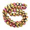Electroplate Glass Beads Strands, Heart, Red, 12.2x15x8mm, Hole: 1mm, about 50pcs/strand, 23.62''(60cm)