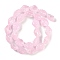Handmade Lampwork Beads Strands, Shell Shapes, Pink, 16~16.5x12~13x9~10mm, Hole: 1.2mm, about 25pcs/strand, 16.14''(41cm)