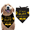 Cotton Dog's Kerchief, Triangle Pet's Bandana, Word, 380x780mm