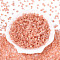 Transparent Inside Colours Glass Seed Beads, Triangle, Light Salmon, 3.4x3.4~3.8x3.4~3.8mm, Hole: 1mm, about 7500pcs/pound