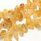 Rough Raw Natural Citrine Beads Strands, Nuggets, 17~27x9~14x3~10mm, Hole: 0.5mm, 15.1(38.4cm)