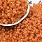 Transparent Colours Glass Seed Beads, Mushroom, Chocolate, 5.5x4.5mm, Hole: 1mm, 4150pcs/pound