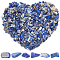 500g/1.1lb Lapis Lazuli Stone Chips Tumbled Stones Chips Mini Irregular Shaped Blue Crushed Tumbled Stone Rock Chip Pieces for Jewelry Making Home Office Vase Plants Decorative Crafts