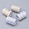 Glitter Sequin Deco Mesh Ribbons, Tulle Fabric, for Wedding Party Decoration, Skirts Decoration Making, Spot Pattern, Mixed Color, 3 inch(7.5cm), 10yards/roll